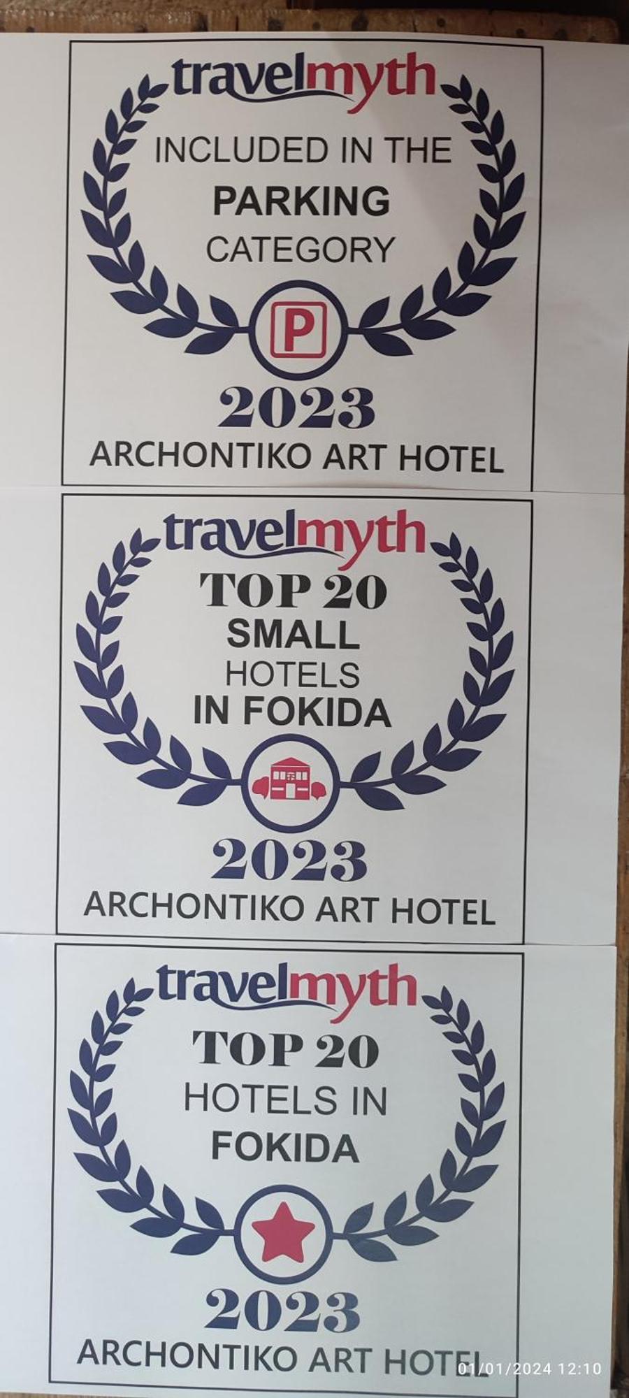 Archontiko Art Hotel Galaxídhion Exterior foto